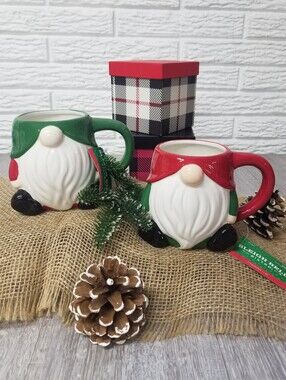 Sleigh Bell Bistro Gnome Mugs ( With Minor Call Out)